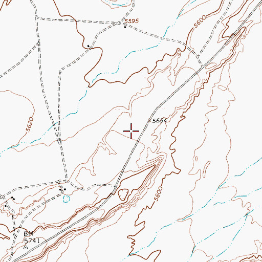 Topographic Map of 12T-618A Water Well, NM