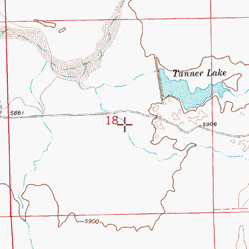 Topographic Map of 19T-507 Water Well, NM