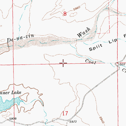 Topographic Map of DH-5 Water Well, NM