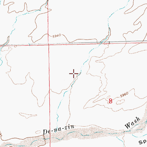 Topographic Map of TL-8-1 Water Well, NM