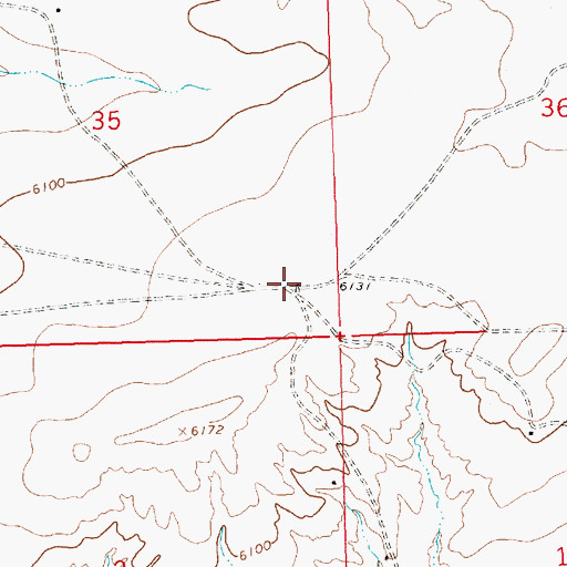 Topographic Map of 15B-24 Water Well, NM