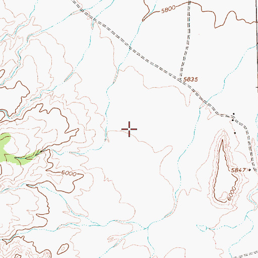 Topographic Map of Sheep Sp N Water Well, NM
