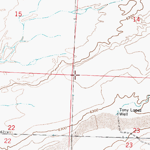 Topographic Map of DH-7K Water Well, NM