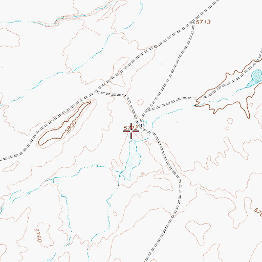 Topographic Map of 14N-85 Water Well, NM