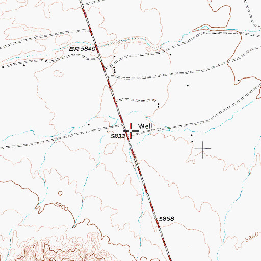 Topographic Map of 14-5-6 Water Well, NM