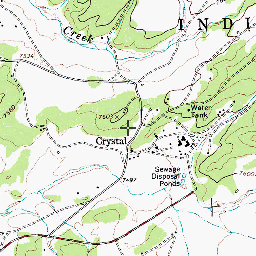 Topographic Map of 18T-553 Water Well, NM