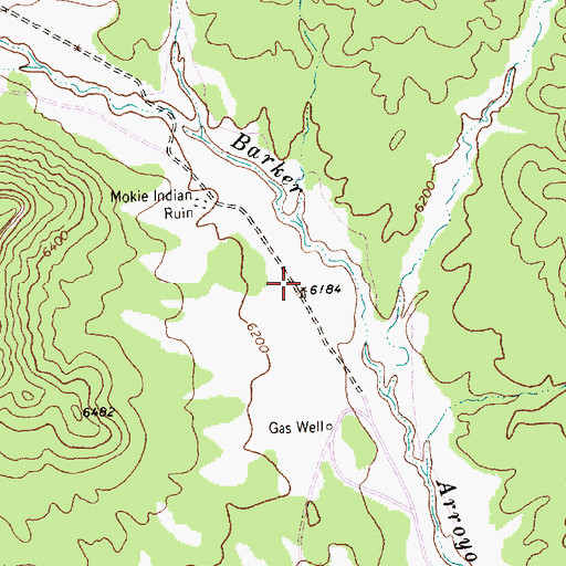 Topographic Map of A-17 Water Well, NM
