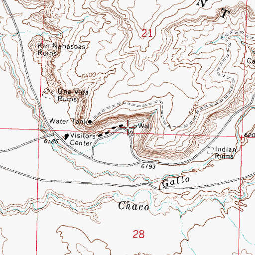 Topographic Map of C C Field Water Well, NM
