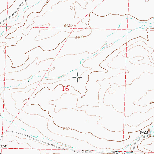 Topographic Map of Gallo-1 Water Well, NM