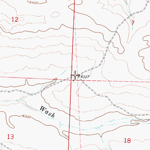 Topographic Map of Gallo-3 Water Well, NM
