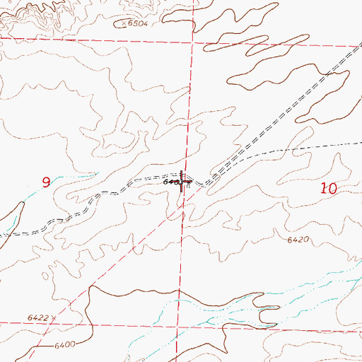 Topographic Map of CCR-16 Water Well, NM