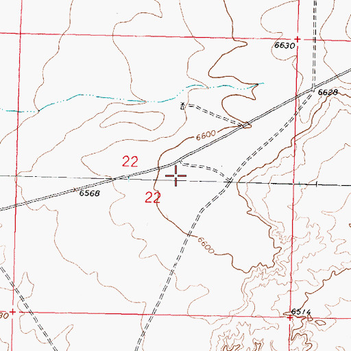 Topographic Map of DH-10R Water Well, NM