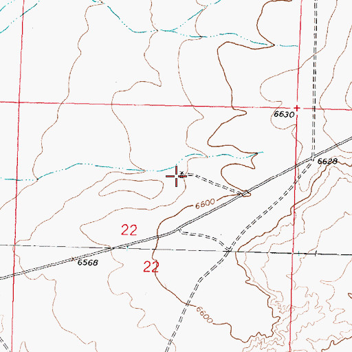 Topographic Map of 19K 339 Water Well, NM