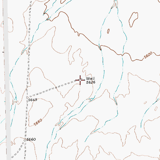 Topographic Map of 12T-580 Water Well, NM