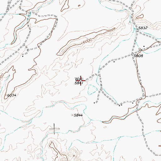 Topographic Map of 12T-339 Water Well, NM