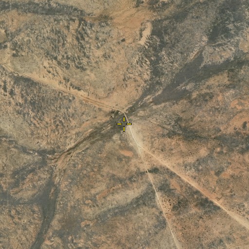 Aerial/Satellite Image of Corner Windmill, NM