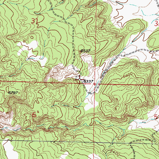 Topographic Map of Paguate Purchase Grant, NM