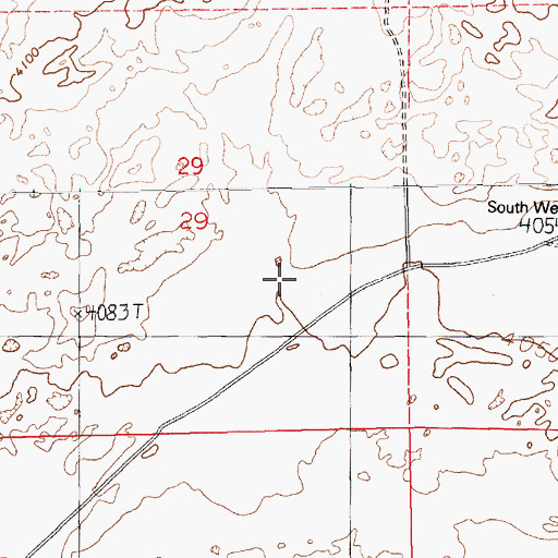 Topographic Map of Shallow Well Draw, NM