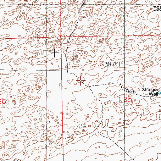 Topographic Map of Stringer Well, NM