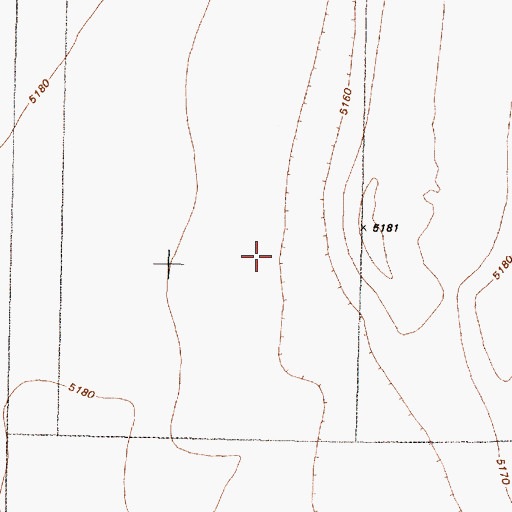 Topographic Map of Belen Grant, NM