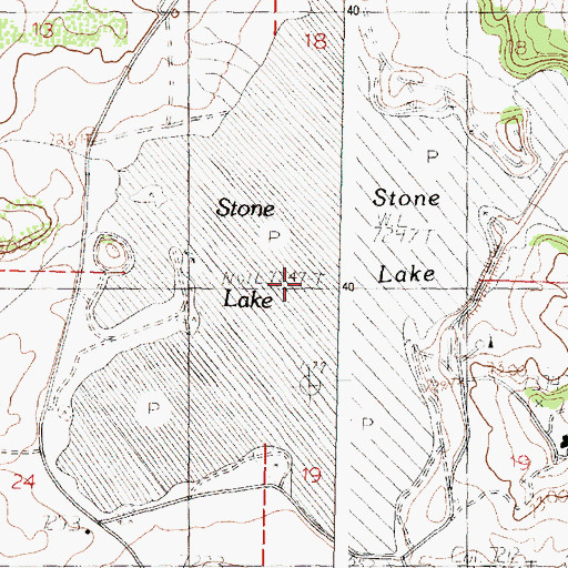 Topographic Map of Stone Lake, NM