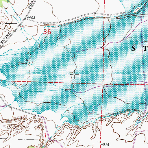 Topographic Map of Monticello Canyon, NM