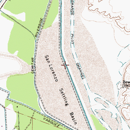 Topographic Map of San Lorenzo Arroyo, NM