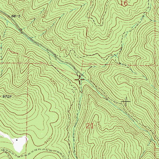 Topographic Map of Trampas Trailhead Campground, NM