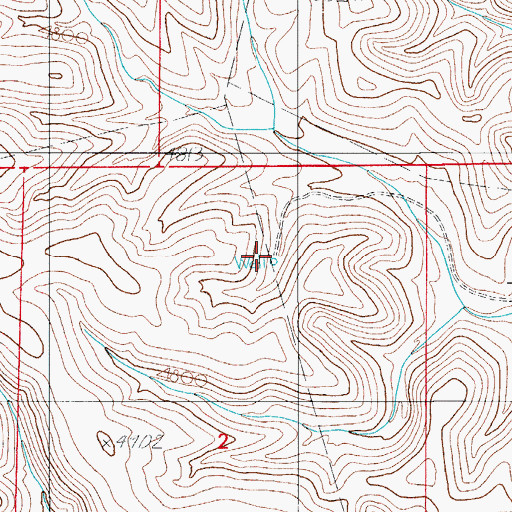 Topographic Map of Buck Windmill, NM