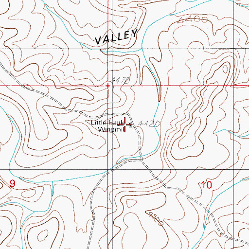 Topographic Map of Eagle Windmill, NM