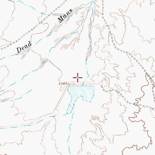 Topographic Map of Table Mesa Dam, NM