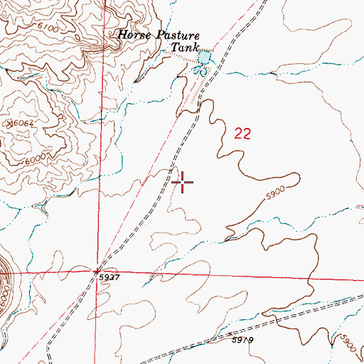 Topographic Map of Seis-Wilson Detention Dam Number 1, NM