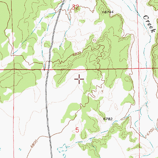 Topographic Map of Layton Detention Dam Number 4, NM