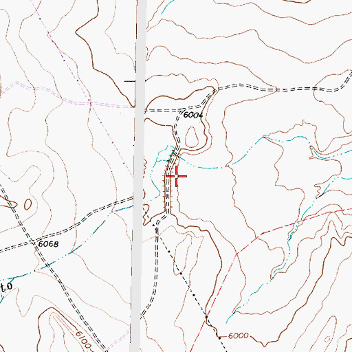 Topographic Map of Rio Salado Detention Dam Number 18, NM