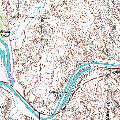 Topographic Map of Elephant Butte Dike, NM