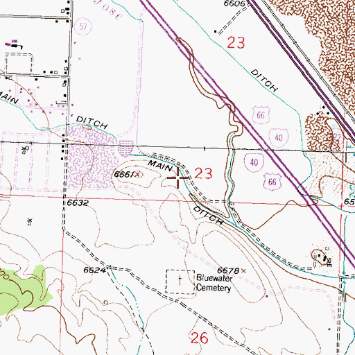 Topographic Map of Prop Canyon Site 2a Dam, NM