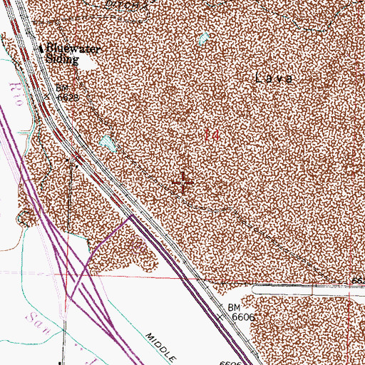 Topographic Map of Prop Canyon Site One Dam, NM