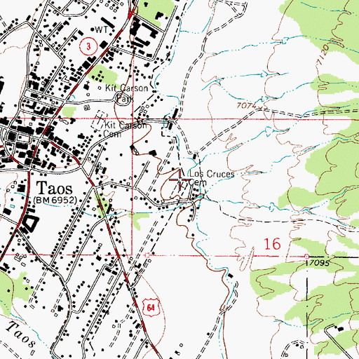 Topographic Map of Rc+d Project Pm83 Dam, NM