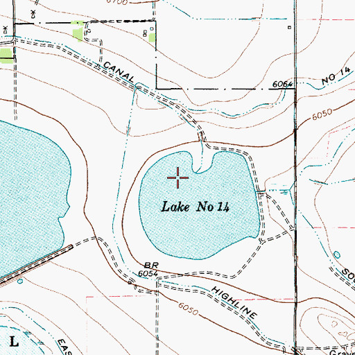 Topographic Map of Maxwell Number 14 Dam, NM