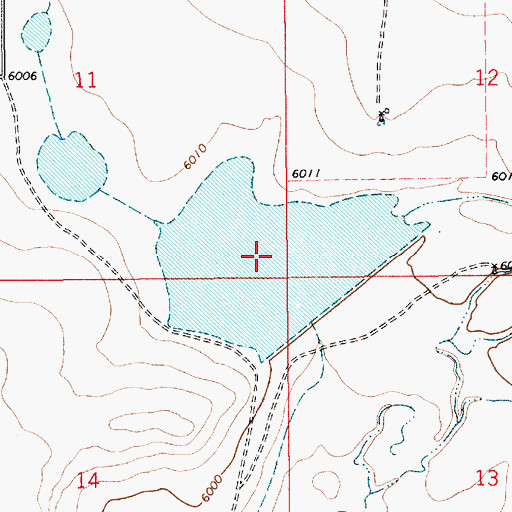 Topographic Map of Big Lake, NM