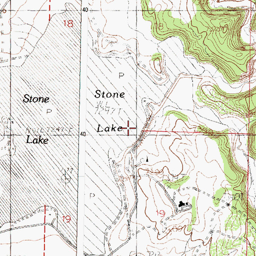 Topographic Map of Stone Lake Dike Number Two, NM