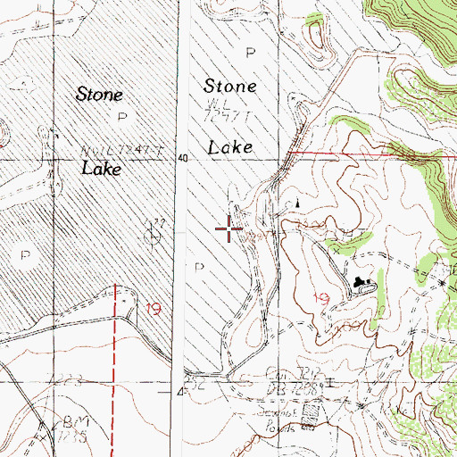 Topographic Map of Stone Lake Dike Number Three, NM