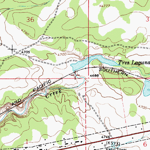 Topographic Map of Railroad Reservoir Number One Dam, NM