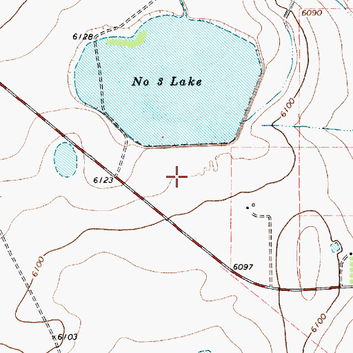 Topographic Map of Antelope Valley Number Three Dam, NM