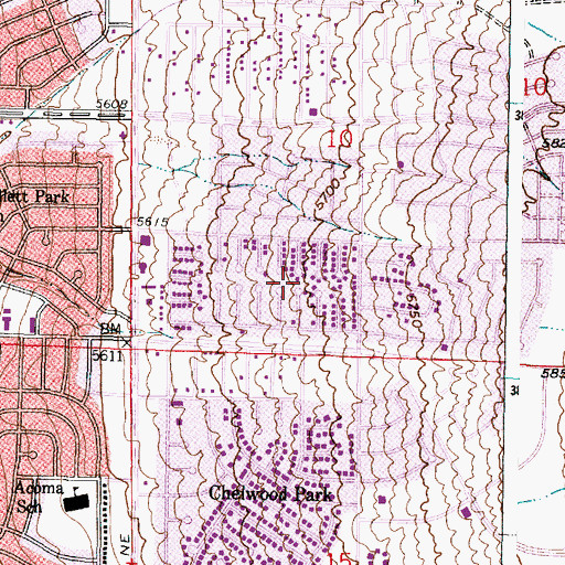 Topographic Map of Juan Tabo Detention Dam, NM