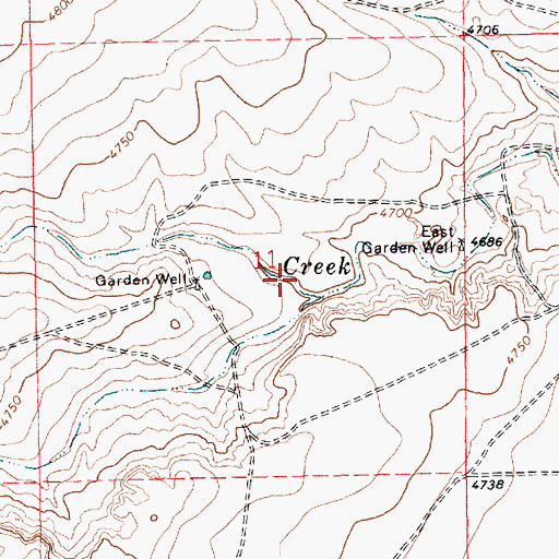 Topographic Map of Claude Hutcherson Number 1 Reservoir, NM