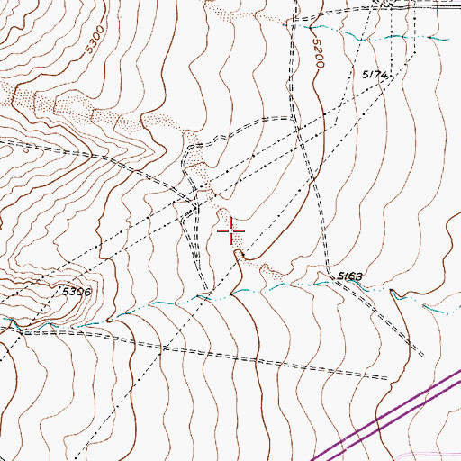 Topographic Map of Ladera Storm Drainage Dam Number 12, NM