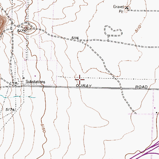 Topographic Map of Ladera Storm Drainage Dam Number 14, NM