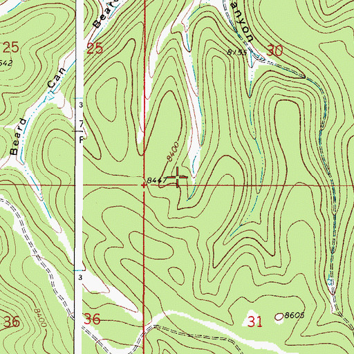 Topographic Map of Grainery Tank, NM