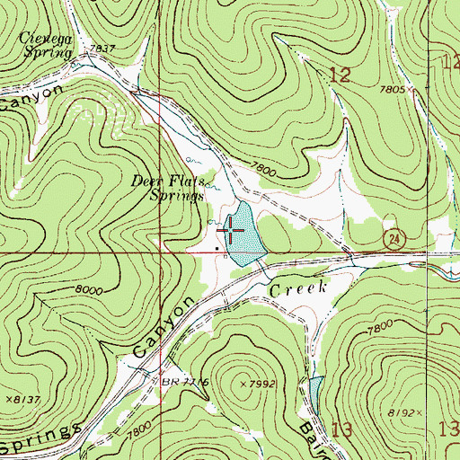 Topographic Map of Silver Lake, NM